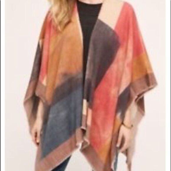NWT Anthropologie Saachi water color kimono - Picture 1 of 9